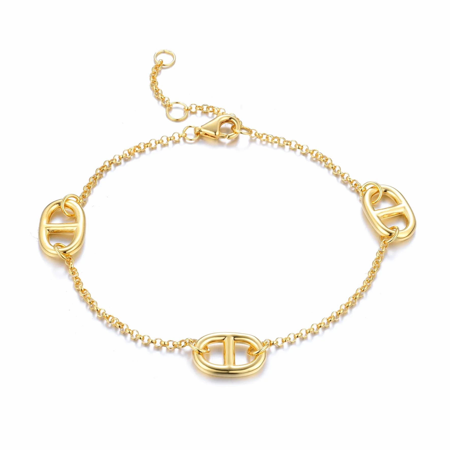 Gold bracelet 18k yellow gold