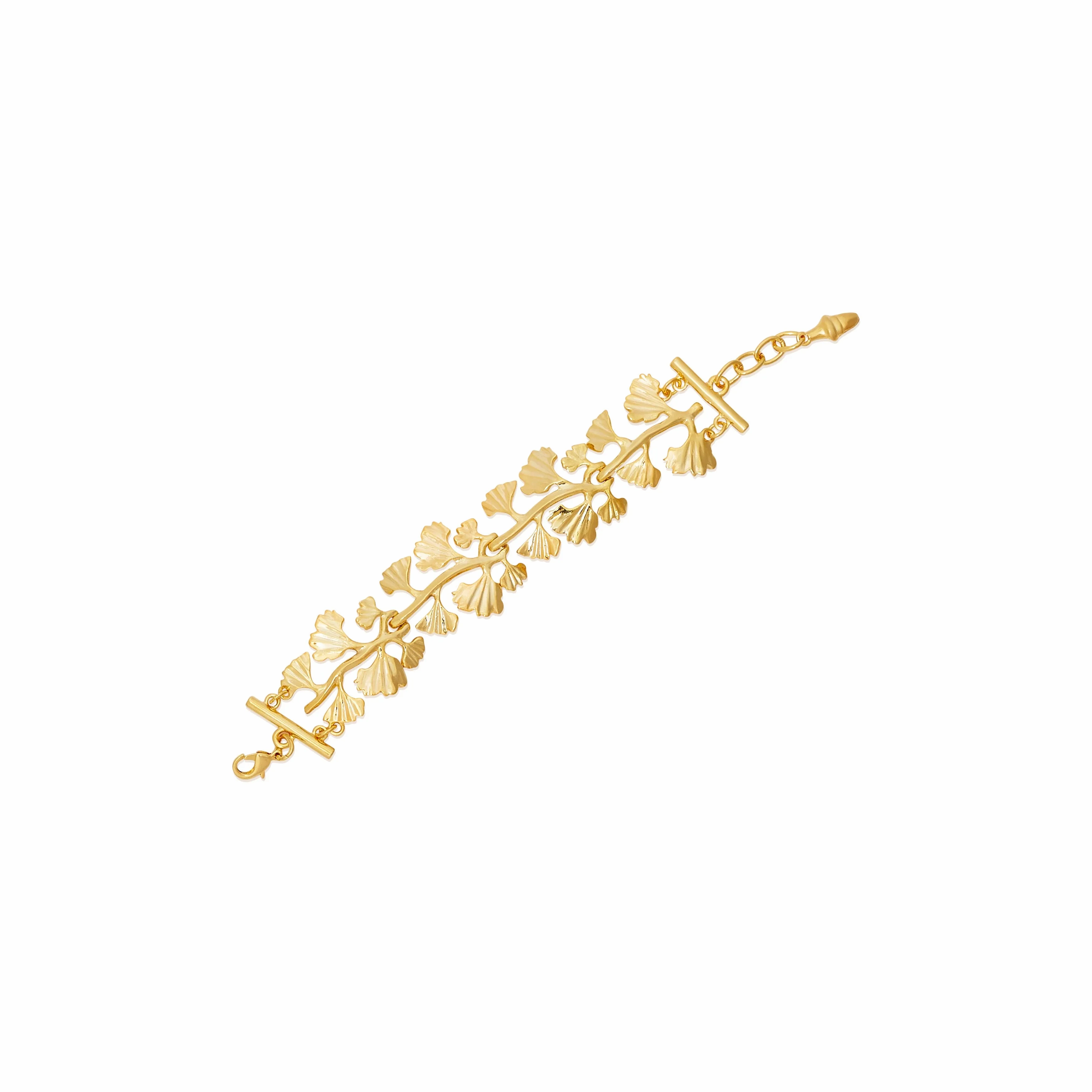 Gold Leaves &amp; Vine Bracelet