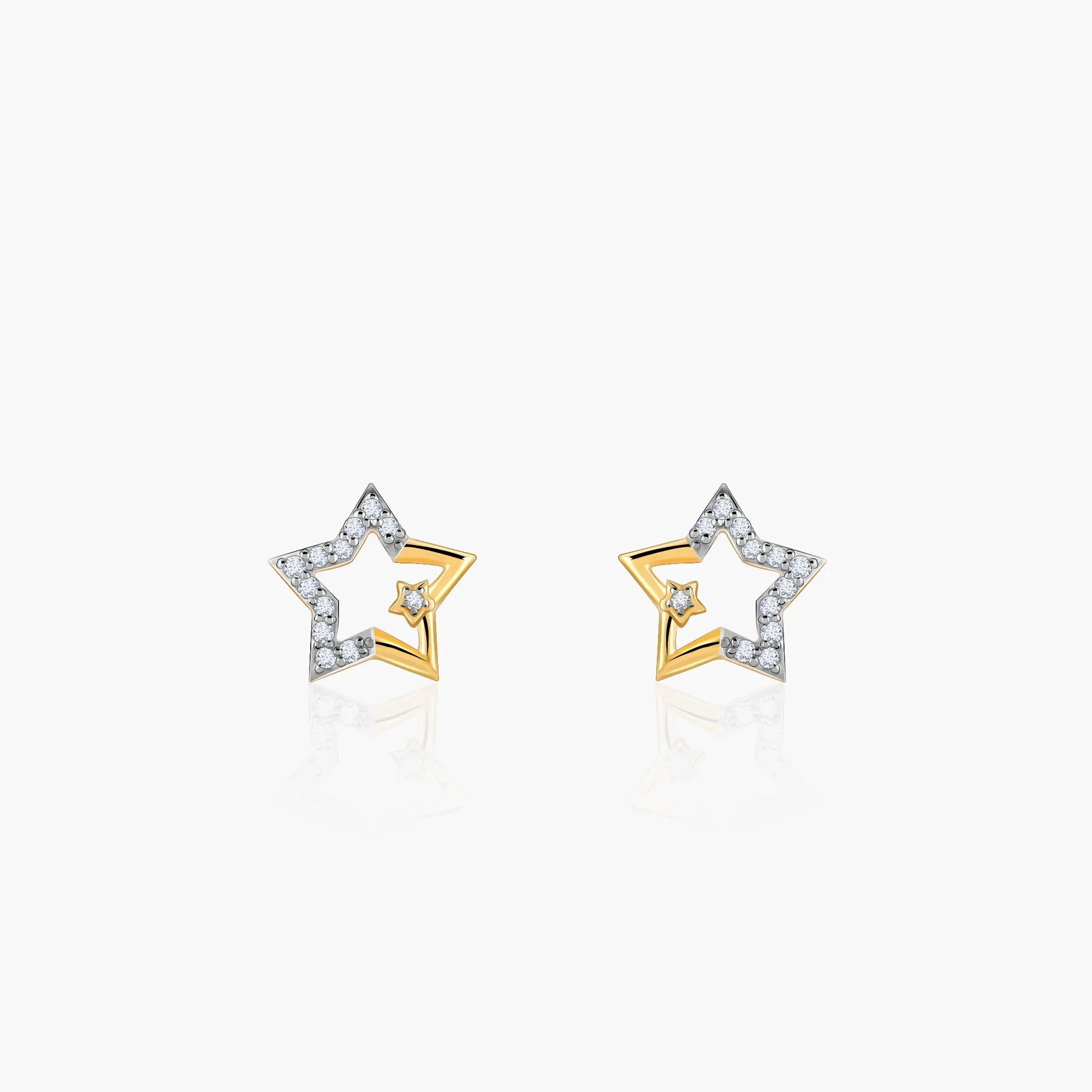 Gold Starstruck Diamond Earrings