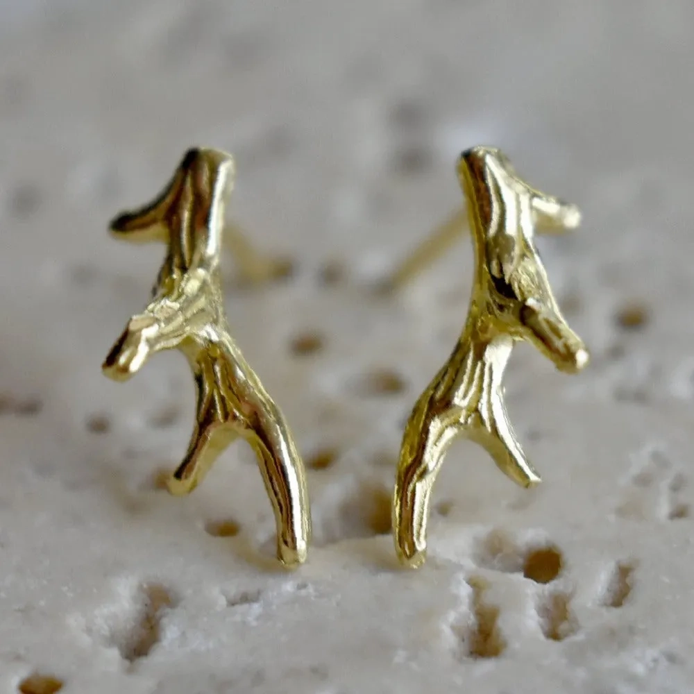 Gold Vermeil Antler Climbers