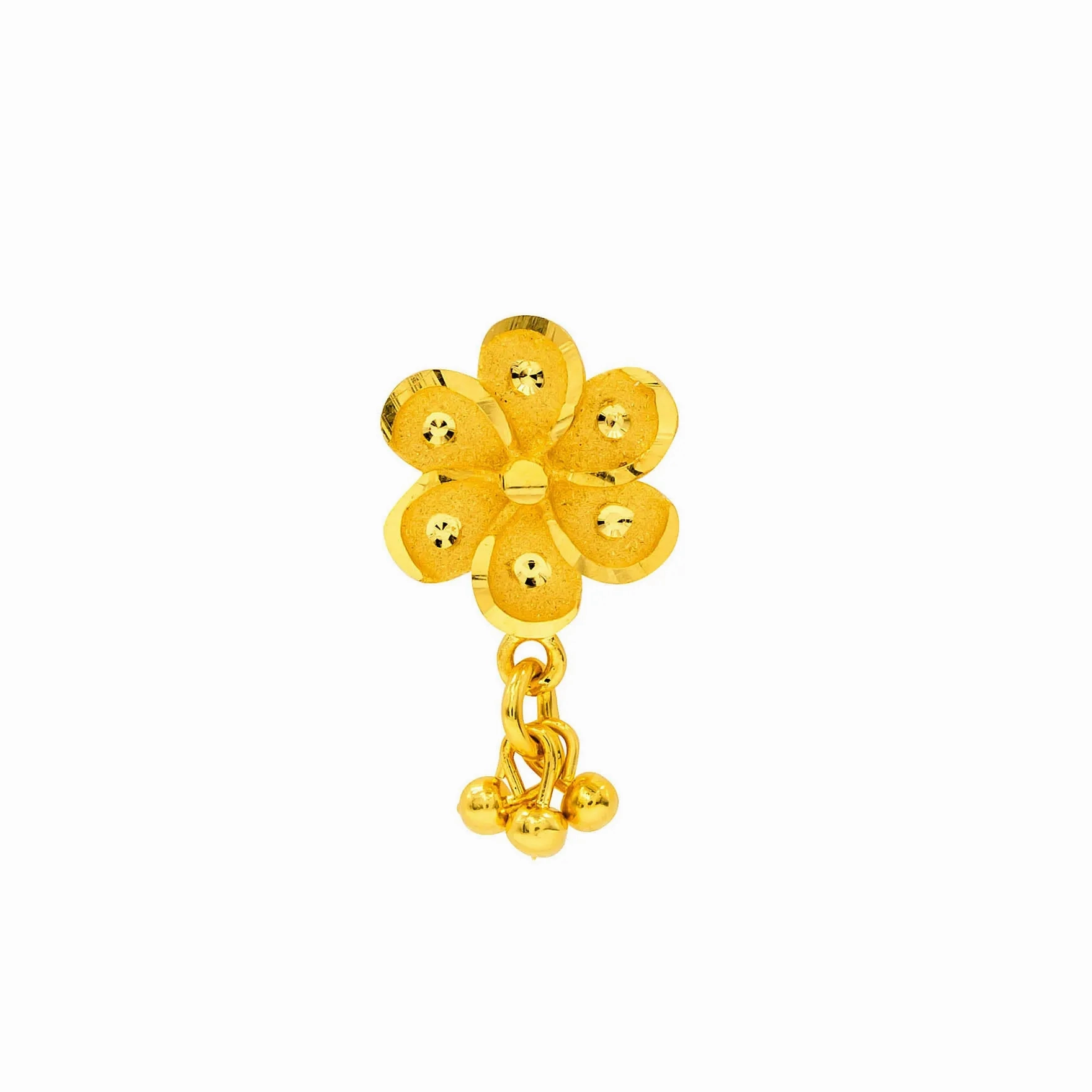 GOLDEN HANGING STUD PGHST74-09