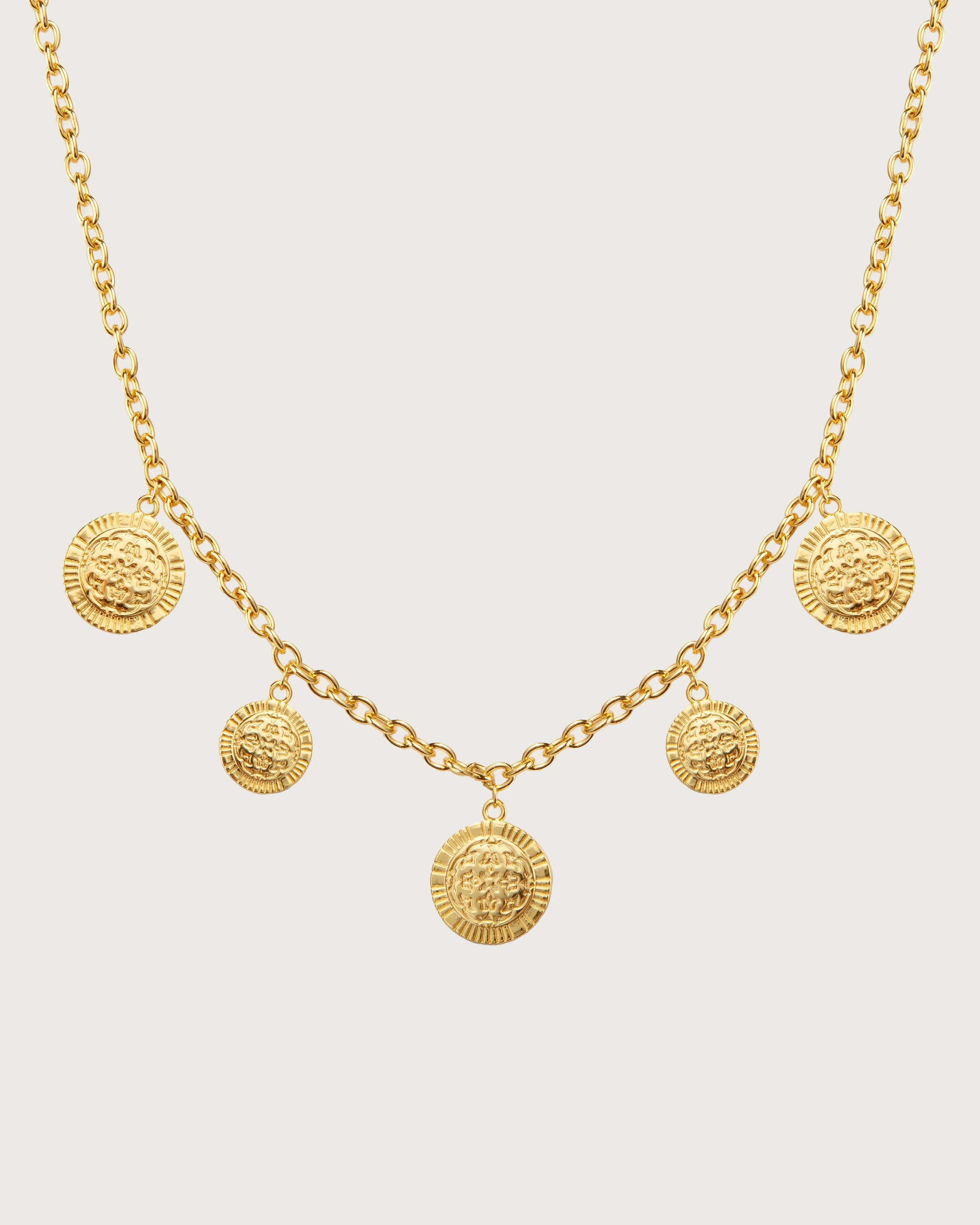 Golden Hojas Necklace