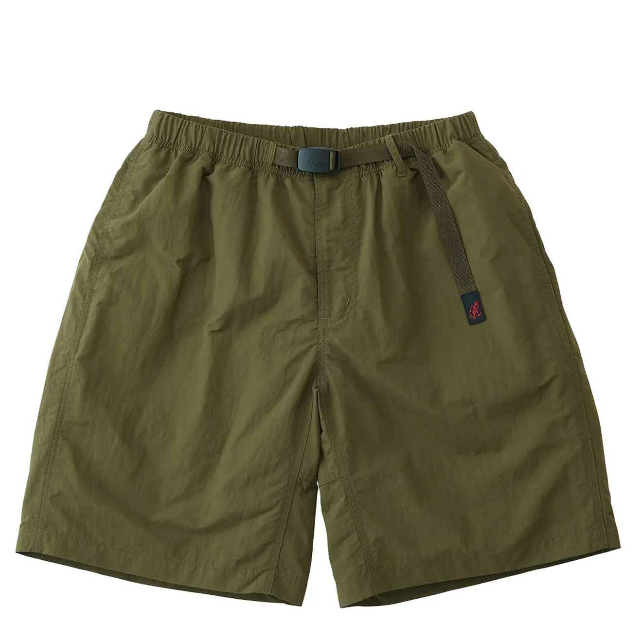Gramicci Nylon Weite Shorts Tiefoliv