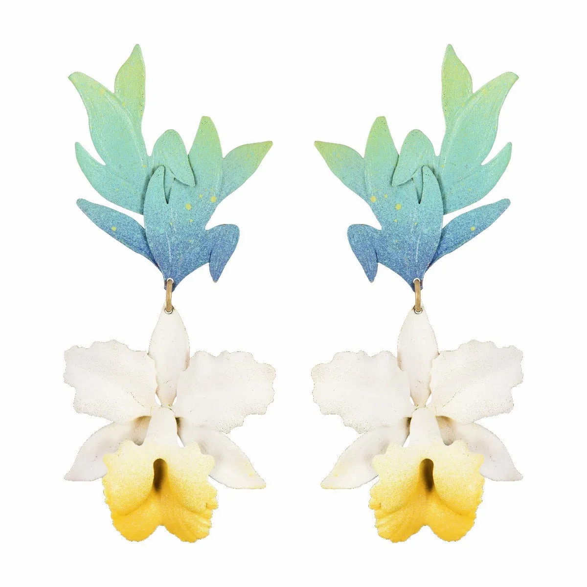 Grand La'akea Orchid Earrings