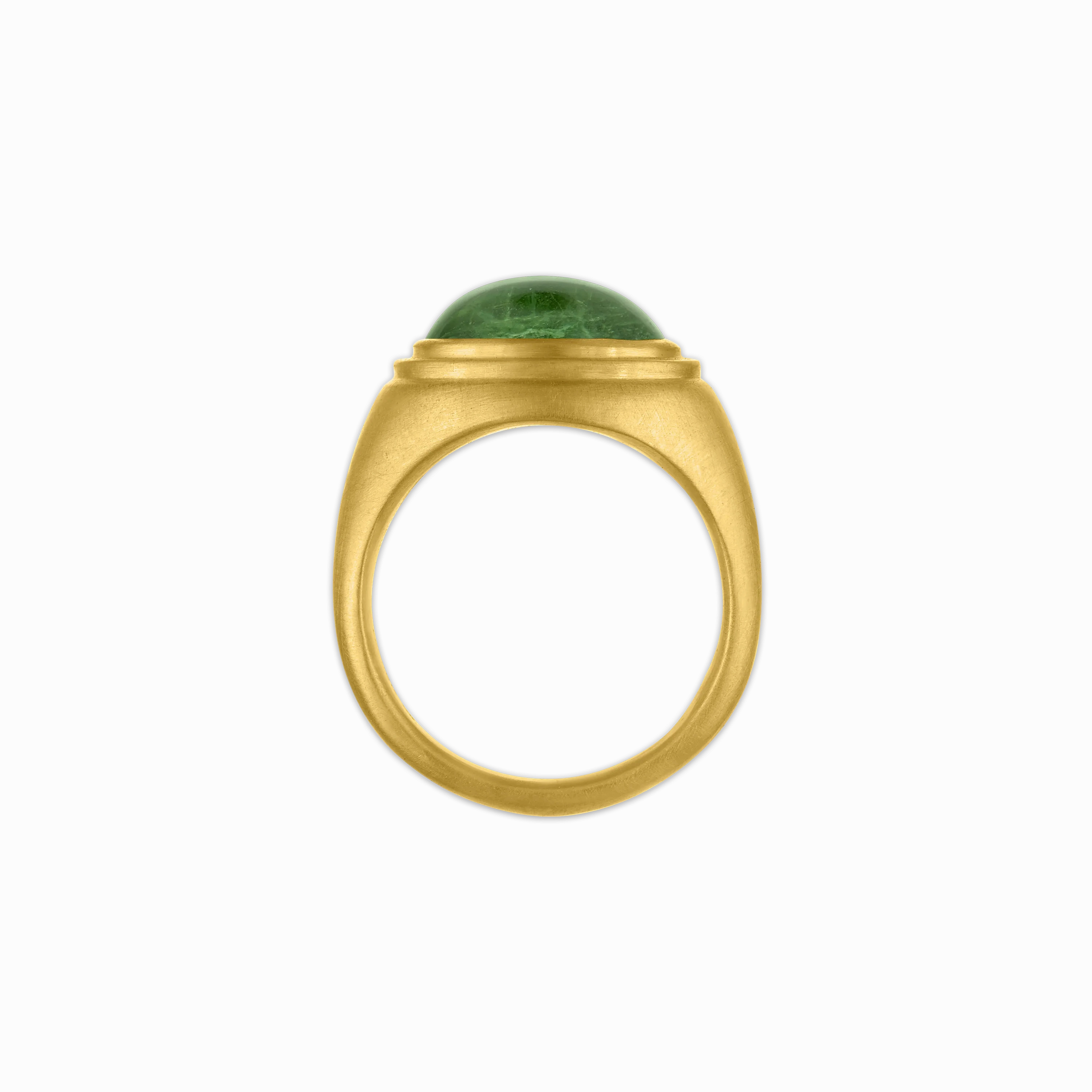 Green Tourmaline Tempus Ring