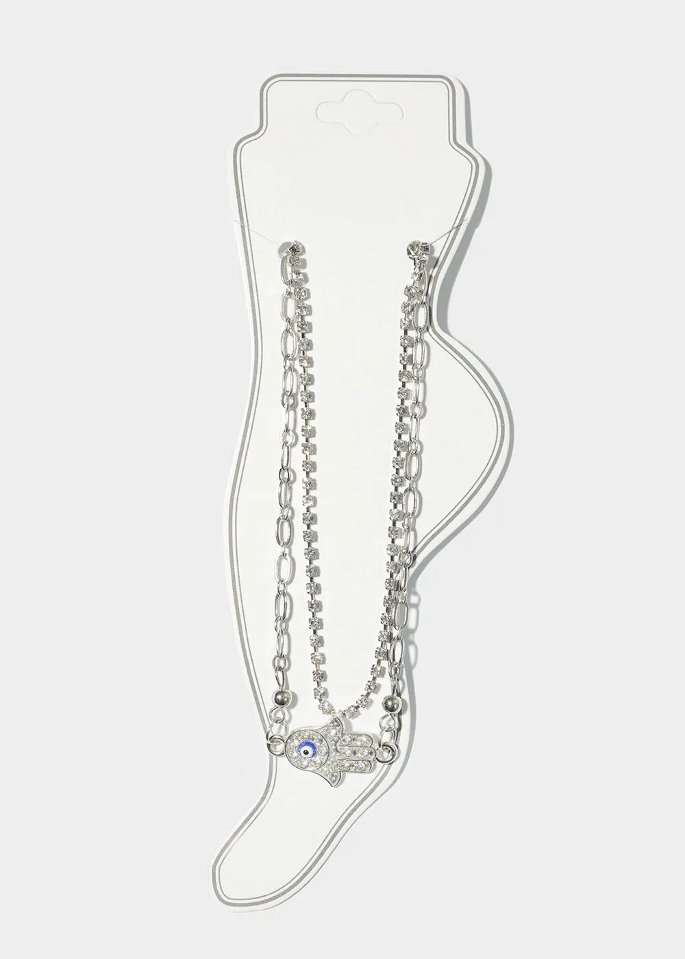 Hamsa Hand Anklet