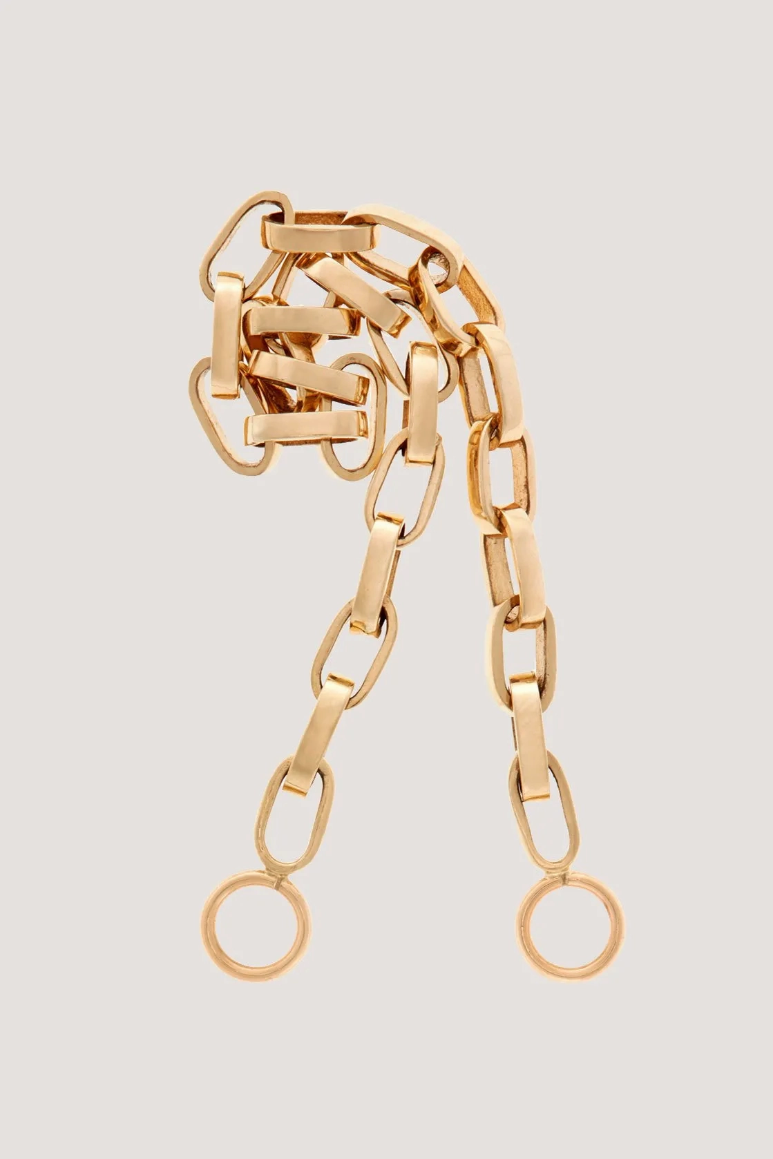 Handmade Biker Chain - 18&quot;, Yellow Gold