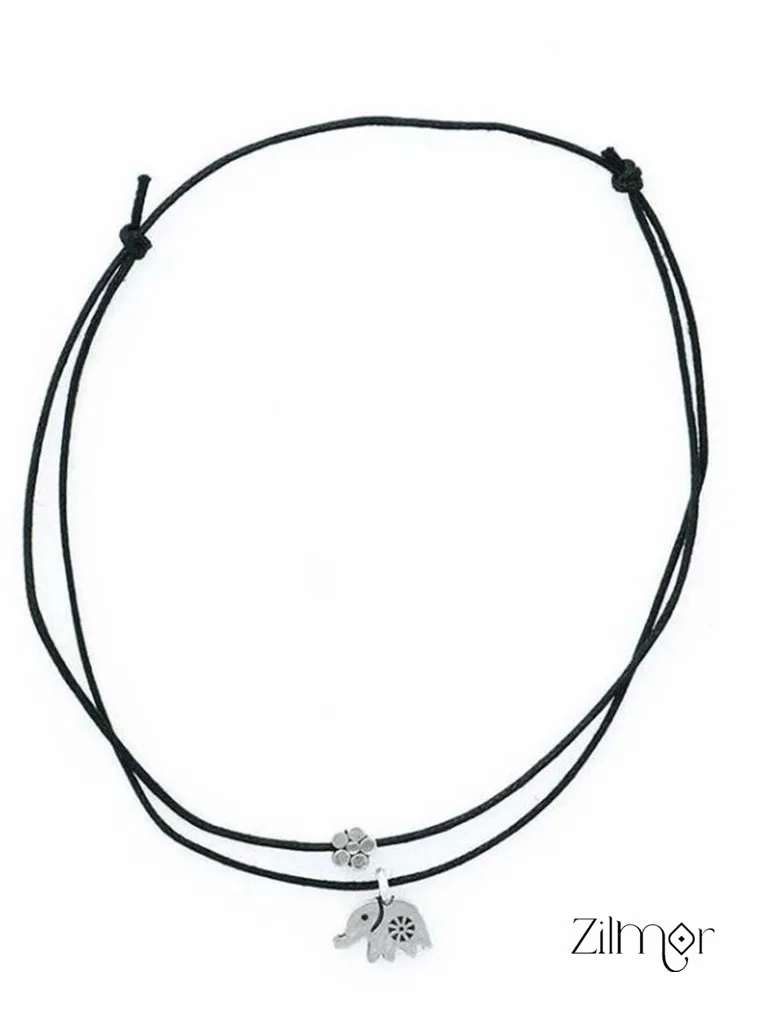 Hanging Elephant charm Anklet - KY100459