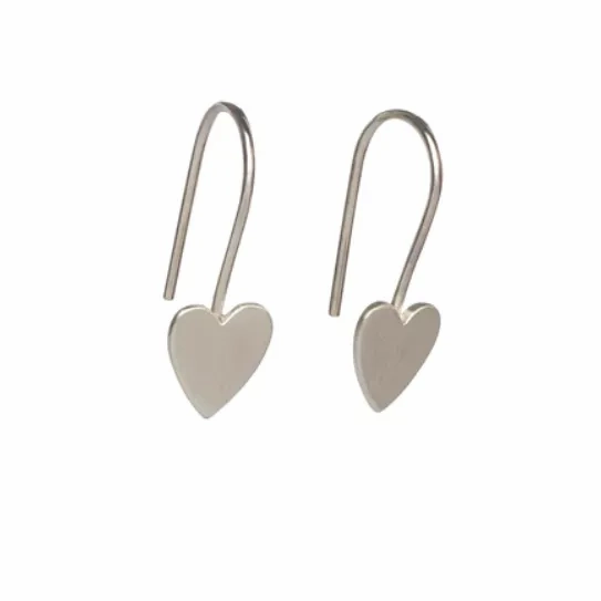 Heart Drop Earrings