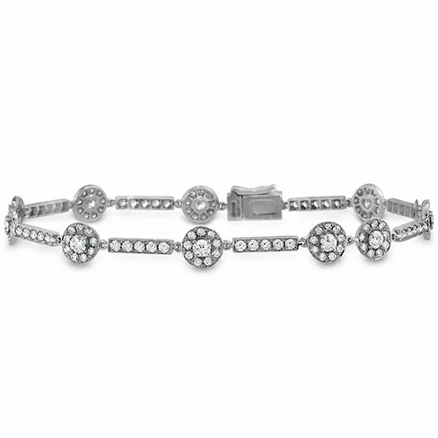 Hearts On Fire Inspiration Single Halo Line Bracelet