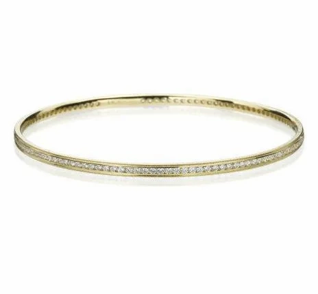 Hearts On Fire Milgrain Diamond Bangle