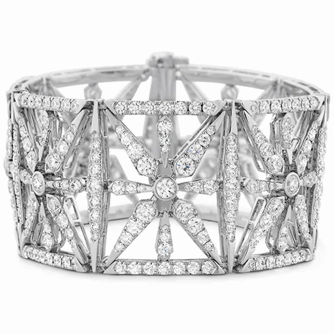 Hearts On Fire Triplicity Diamond Cuff Bracelet
