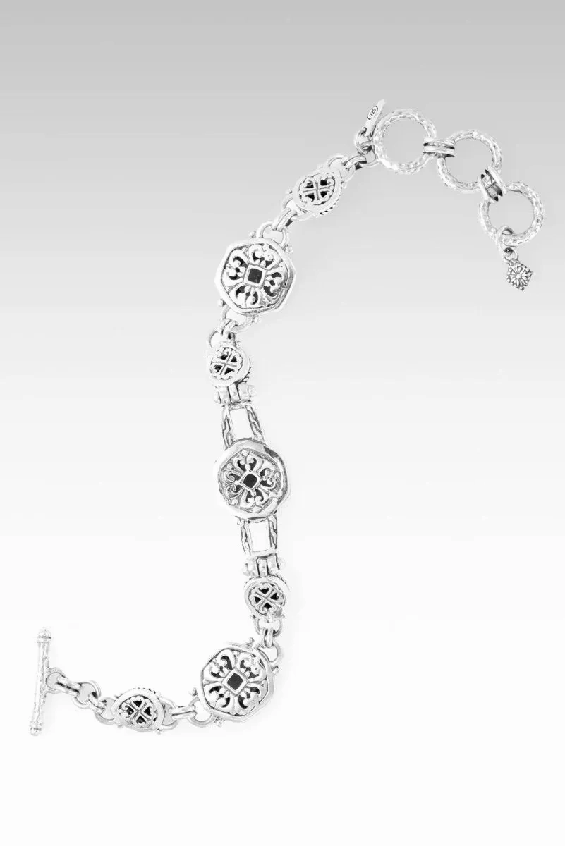 Heavenly Grace Bracelet II? in Ultra Berry? Mystic Quartz &amp; Black Spinel