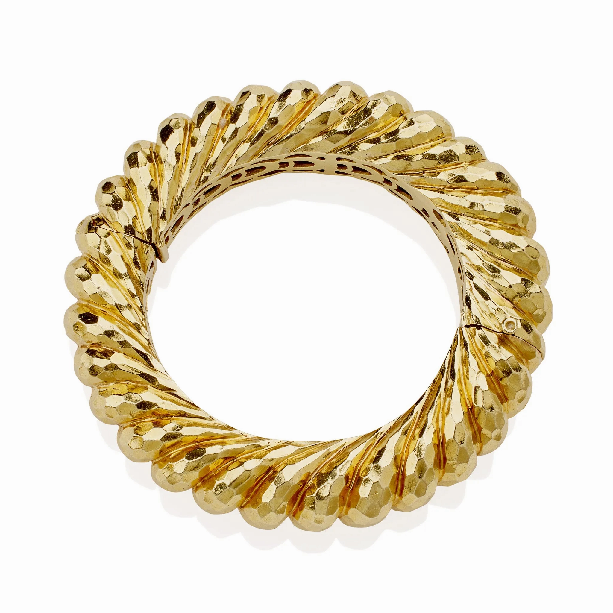 Henry Dunay &quot;Faceted&quot; Bangle Bracelet
