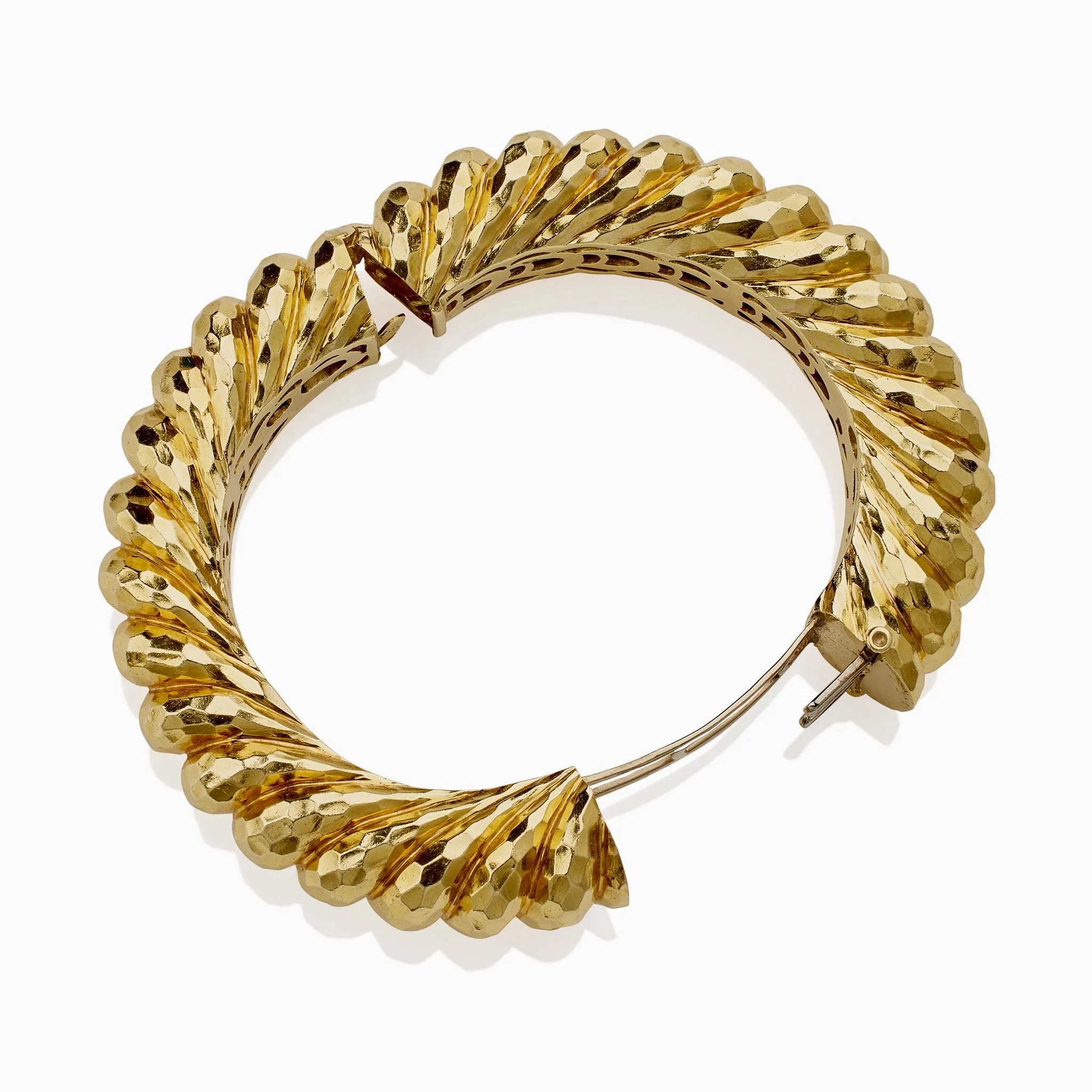 Henry Dunay &quot;Faceted&quot; Bangle Bracelet
