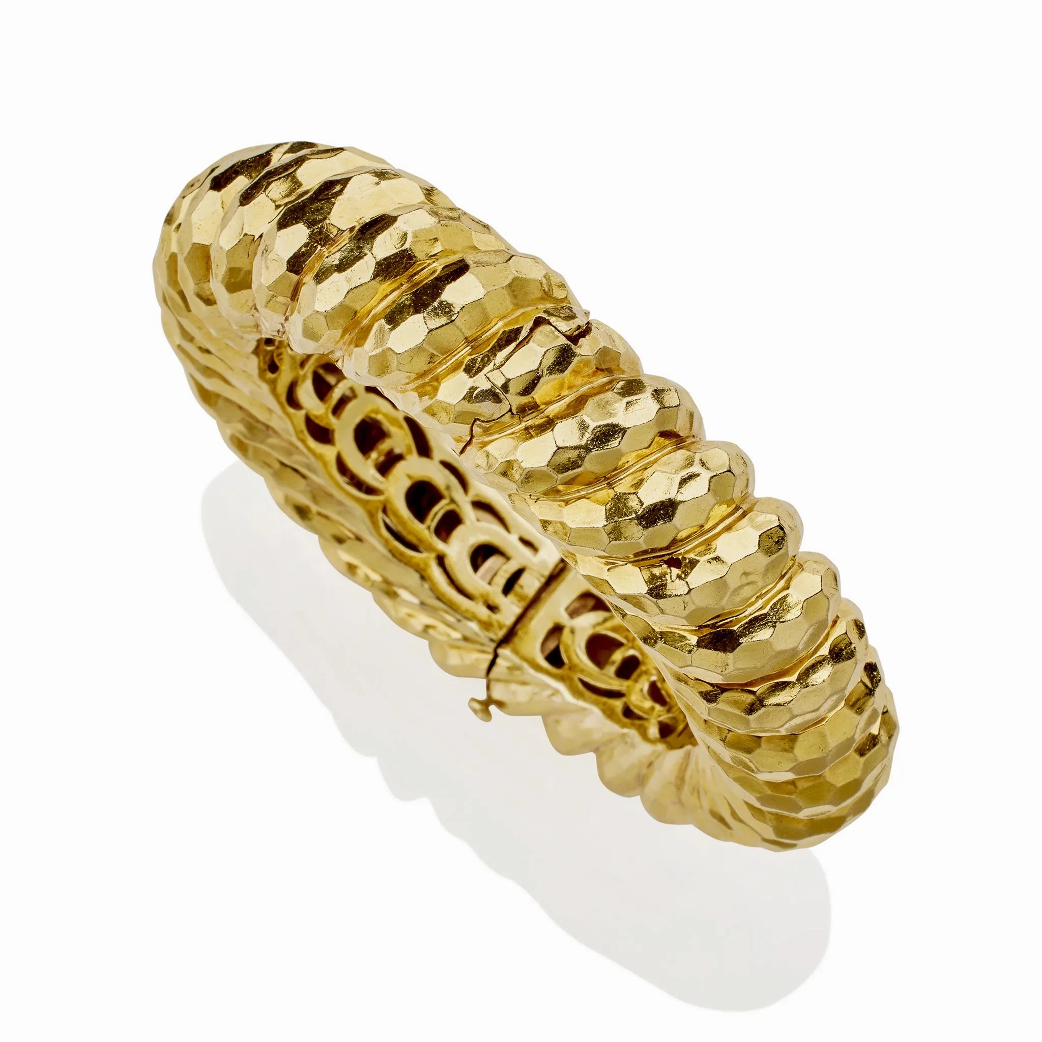 Henry Dunay &quot;Faceted&quot; Bangle Bracelet