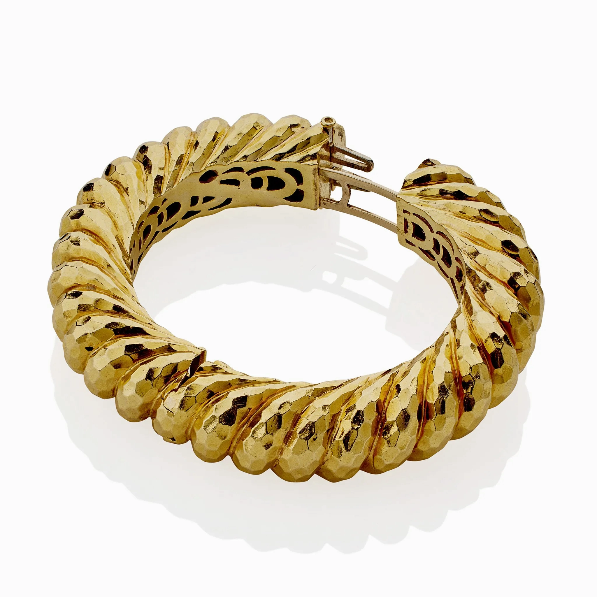 Henry Dunay &quot;Faceted&quot; Bangle Bracelet
