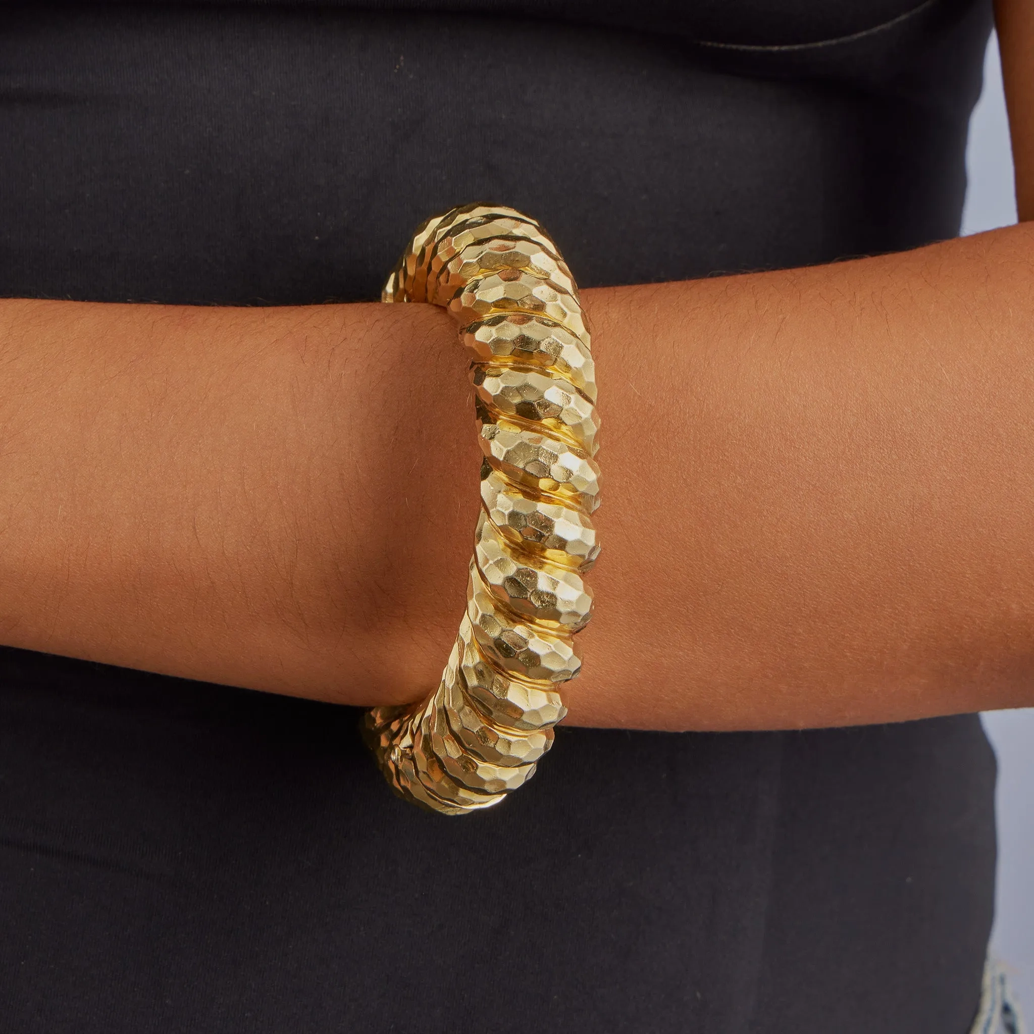 Henry Dunay &quot;Faceted&quot; Bangle Bracelet