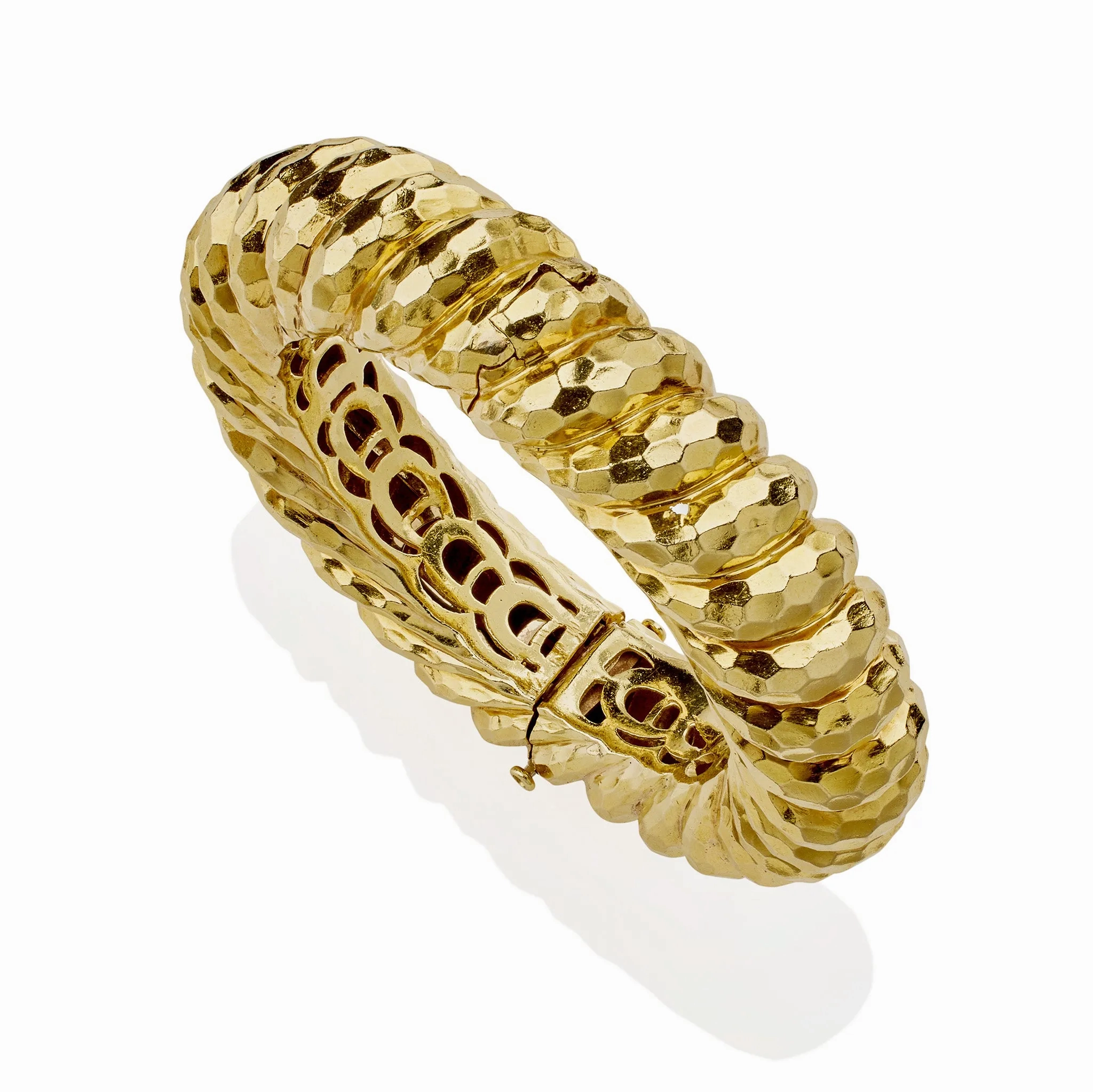 Henry Dunay &quot;Faceted&quot; Bangle Bracelet