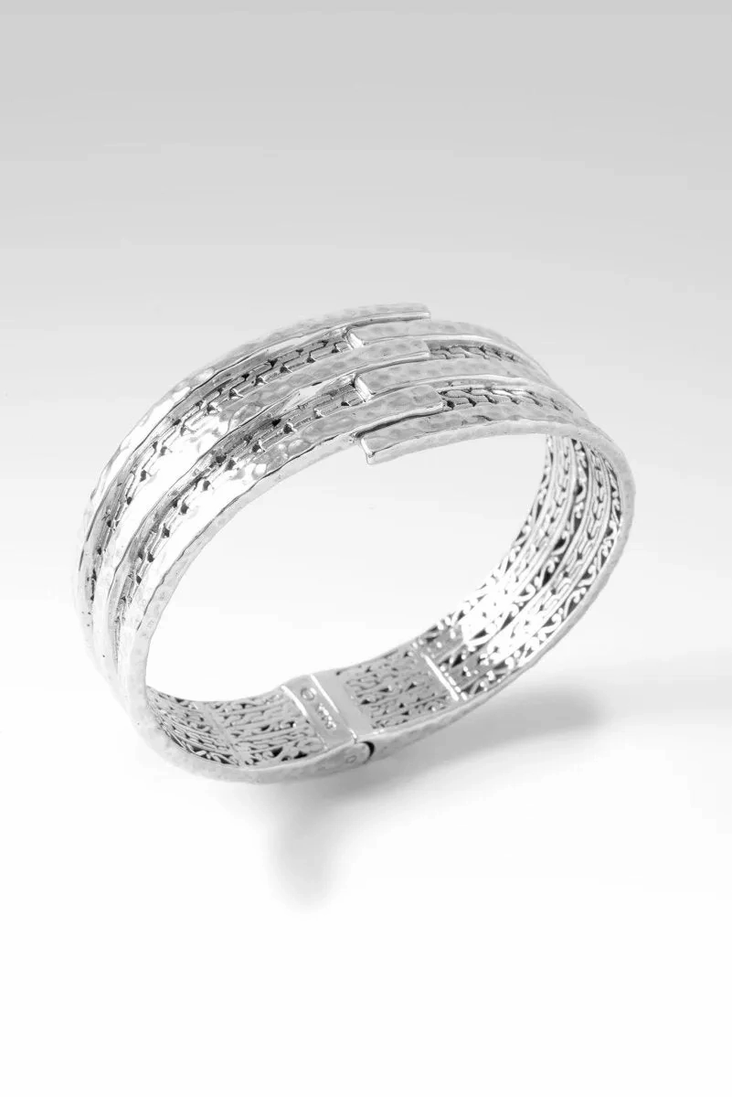 His Strength, Not Ours Tip-to-Tip Bangle? in Chainlink