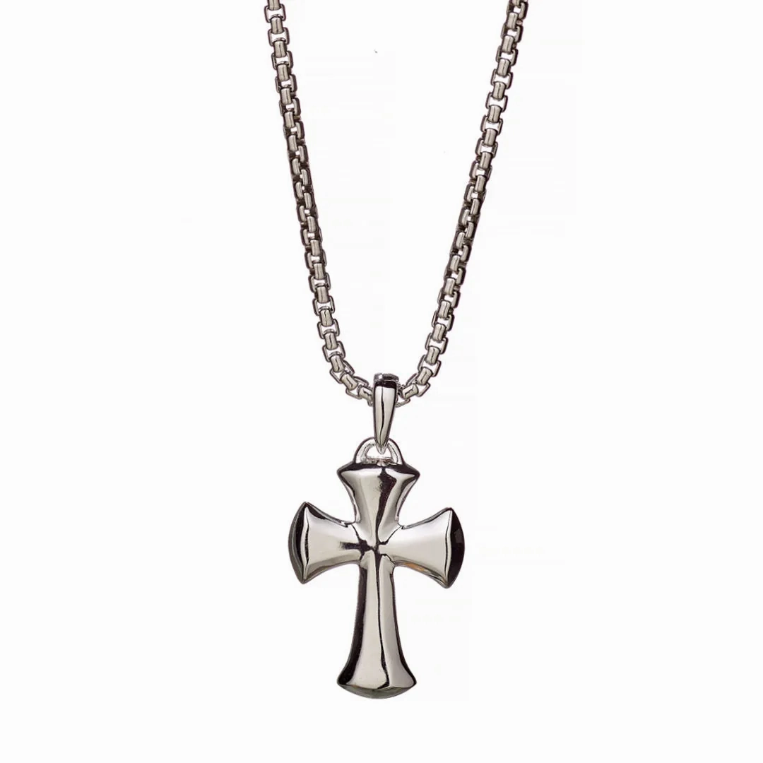Hope Cross Silver Necklace