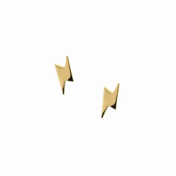 Icon Lightning Studs Earring Studs - Gold