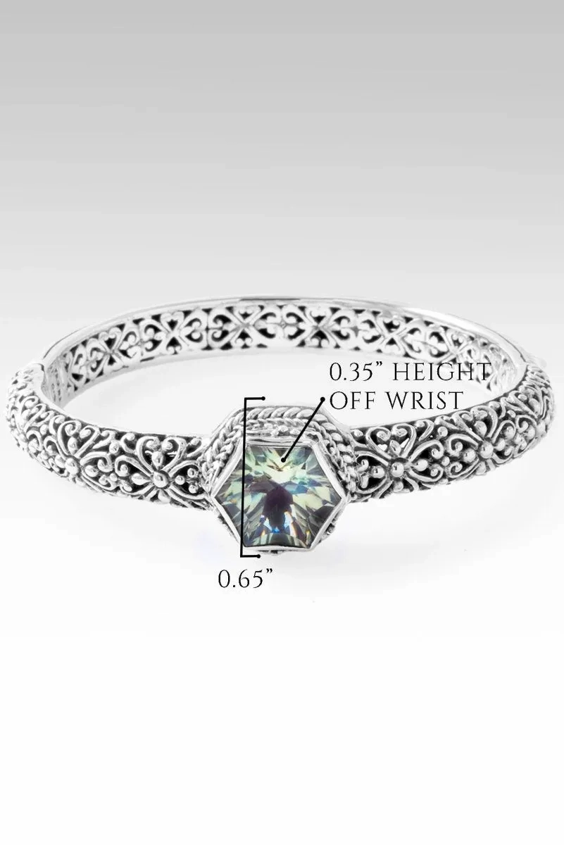 Imperfectly Perfect Bangle? in Prasiolite