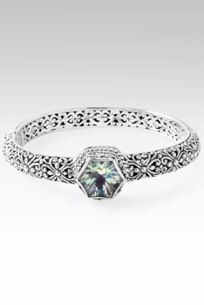 Imperfectly Perfect Bangle? in Prasiolite