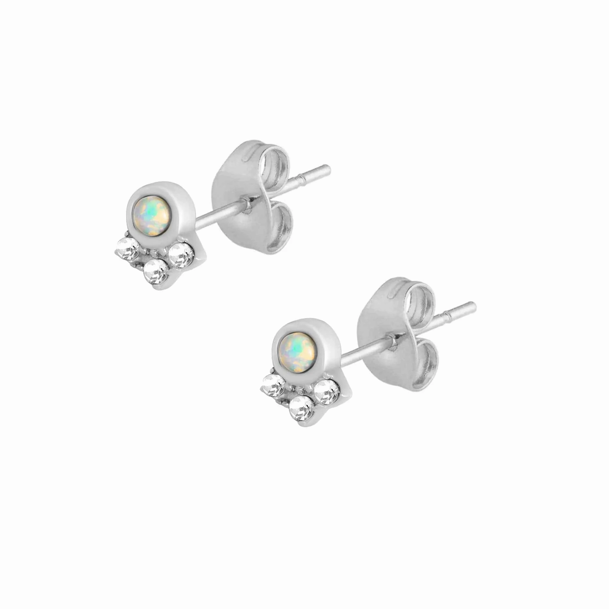 Indus Opal Stud Earrings