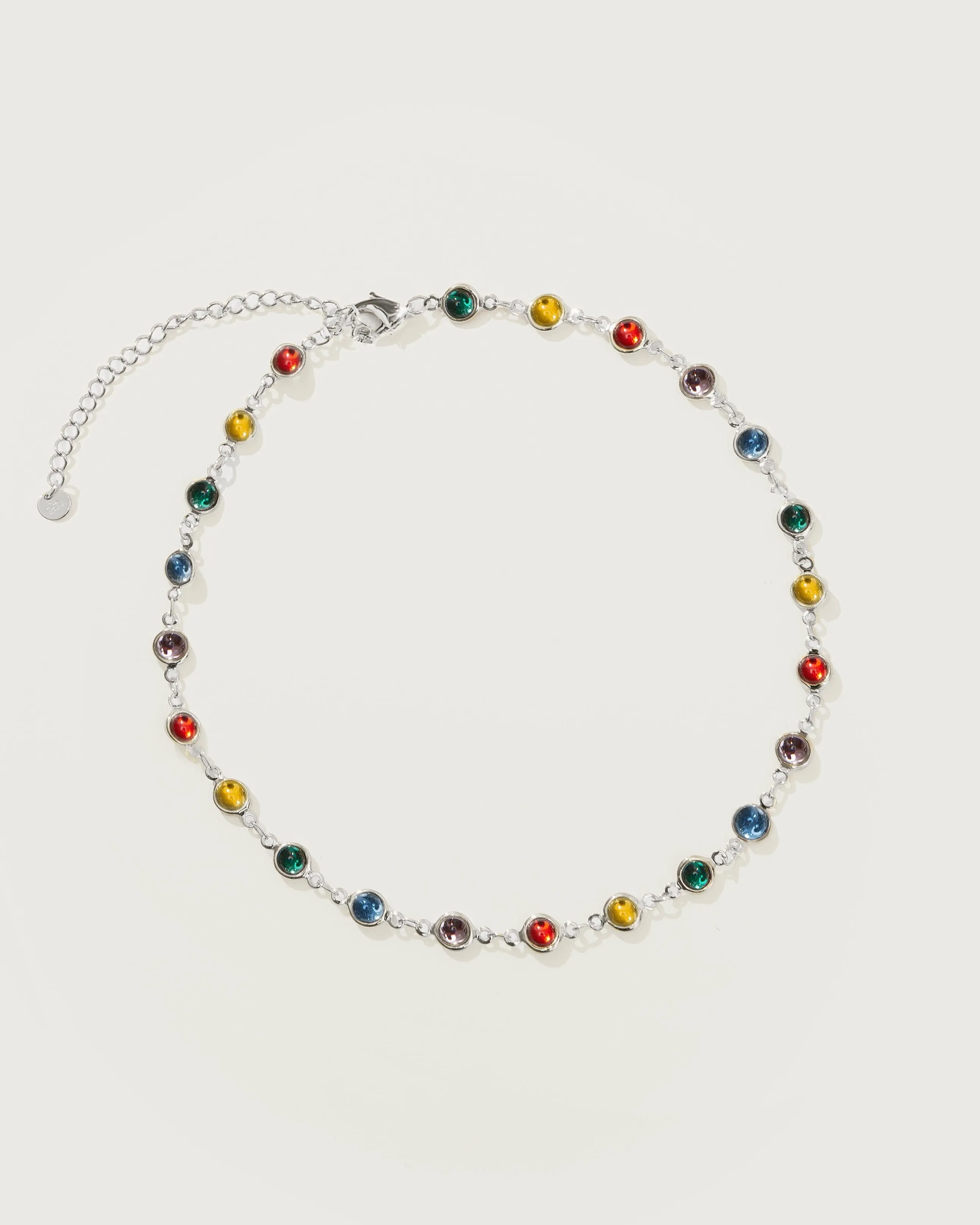 Infinity Choker Necklace in Silver