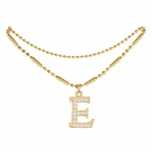 Initial Anklet Gold