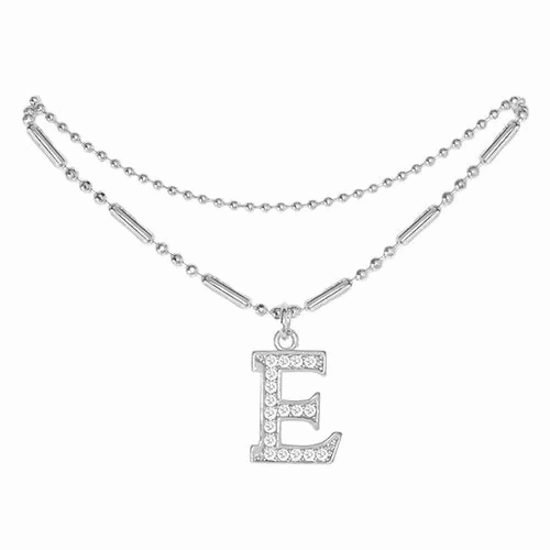 Initial Anklet Silver