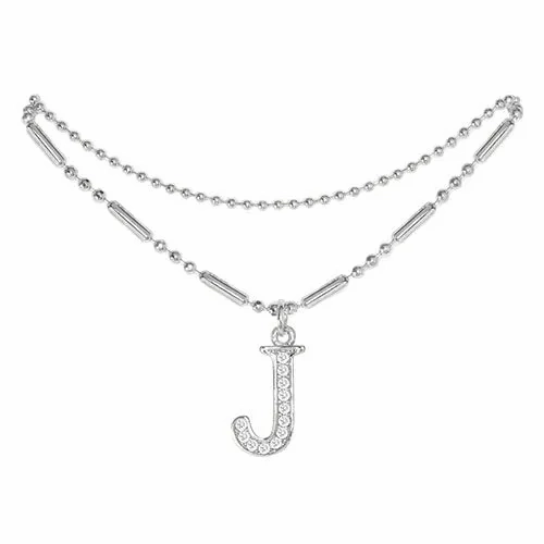 Initial Anklet Silver
