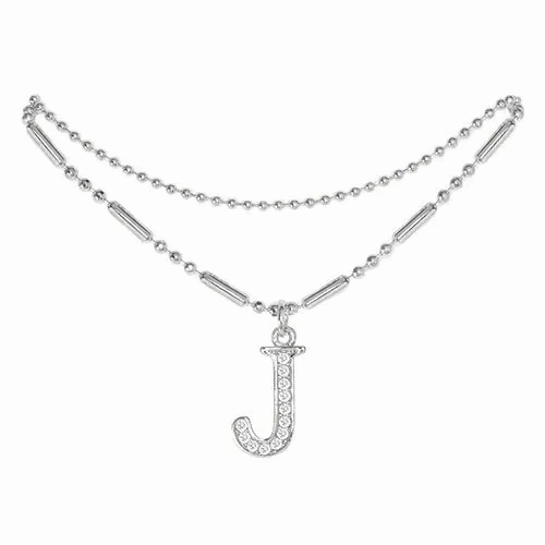 Initial Anklet Silver