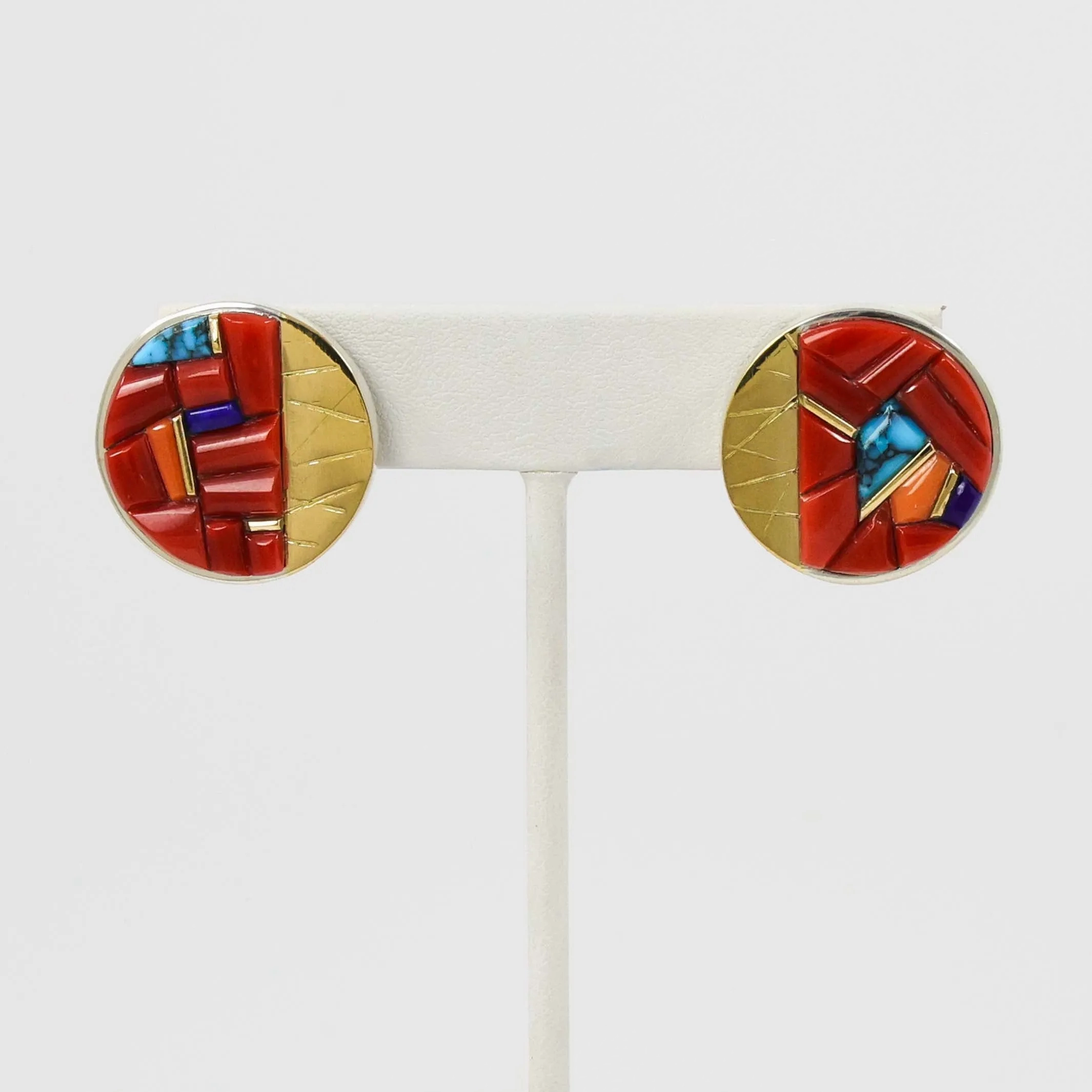 Inlay Earrings