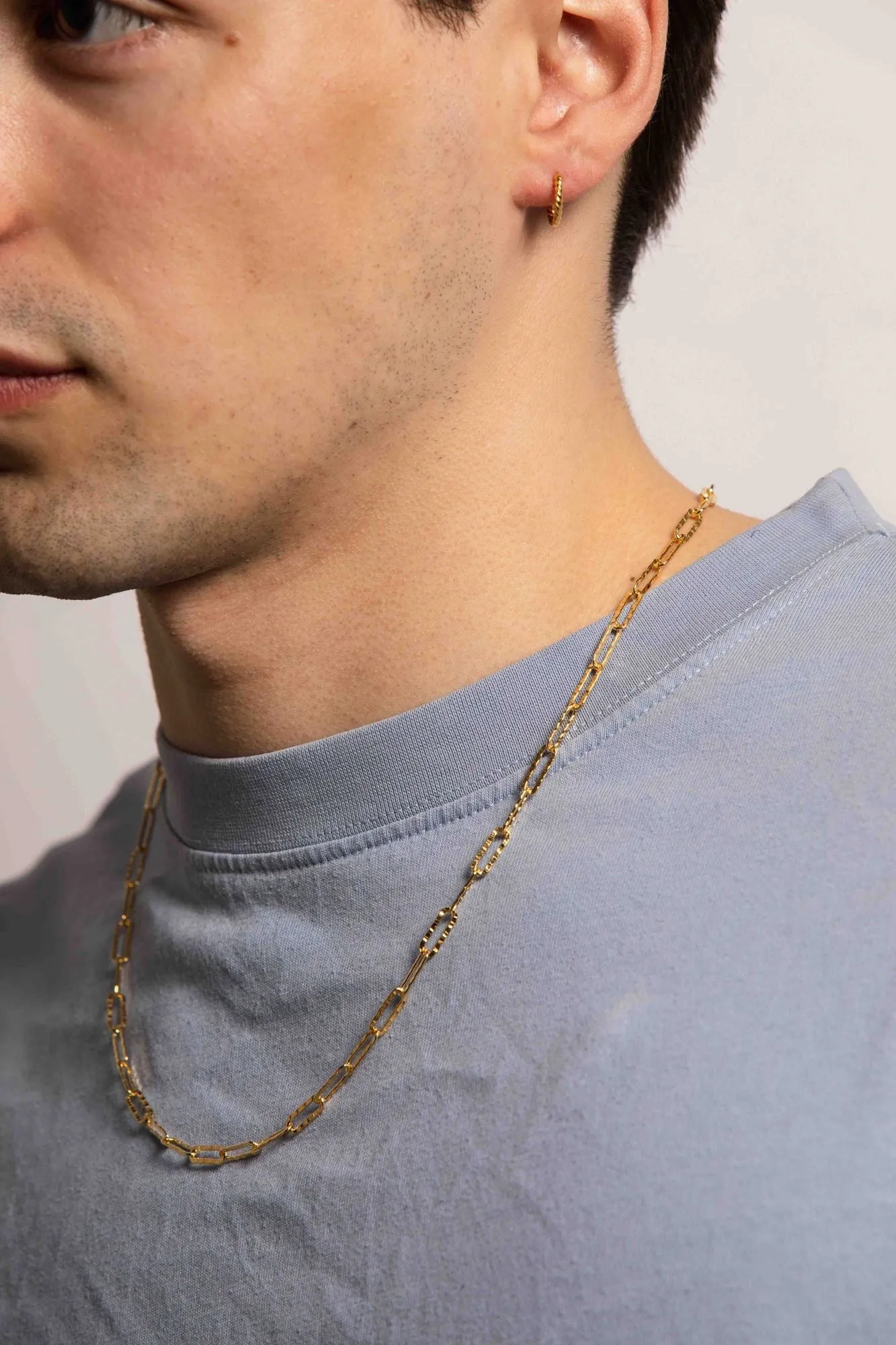 IX Alpha 22K Gold Plated Necklace