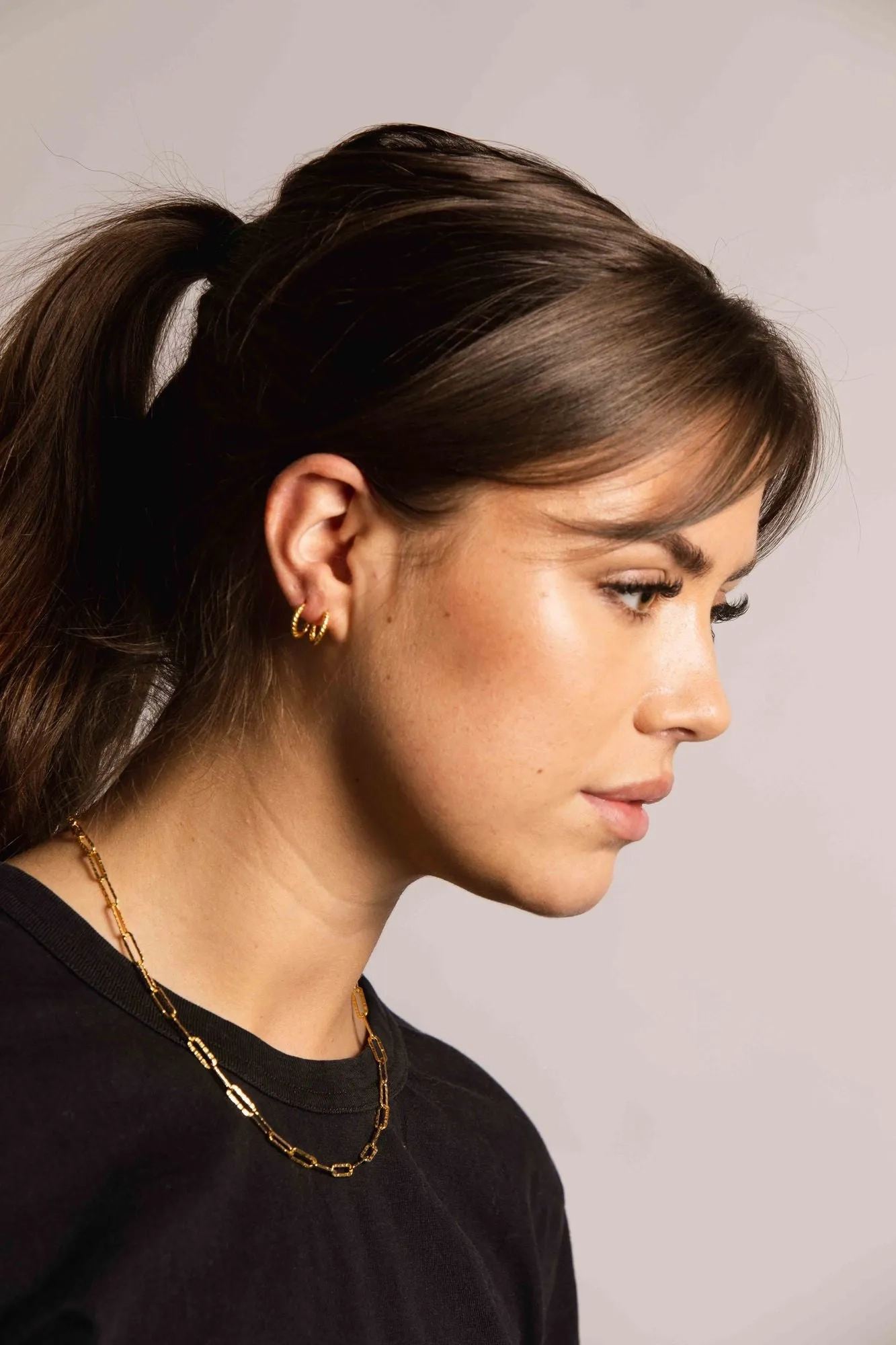 IX Alpha 22K Gold Plated Necklace