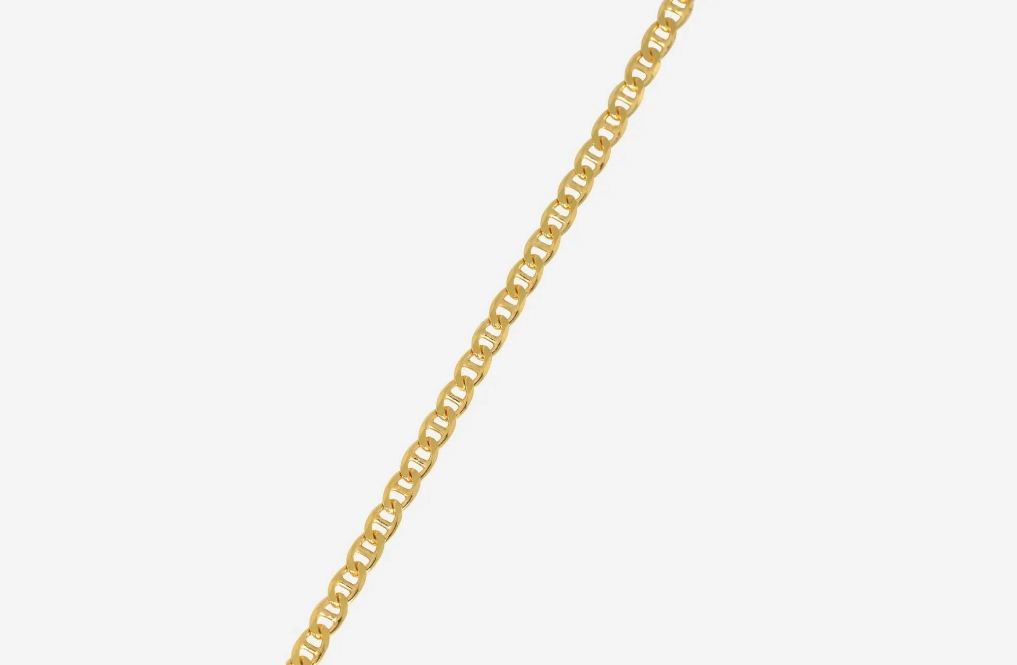 IX Curb Marina Gold Plated Necklace