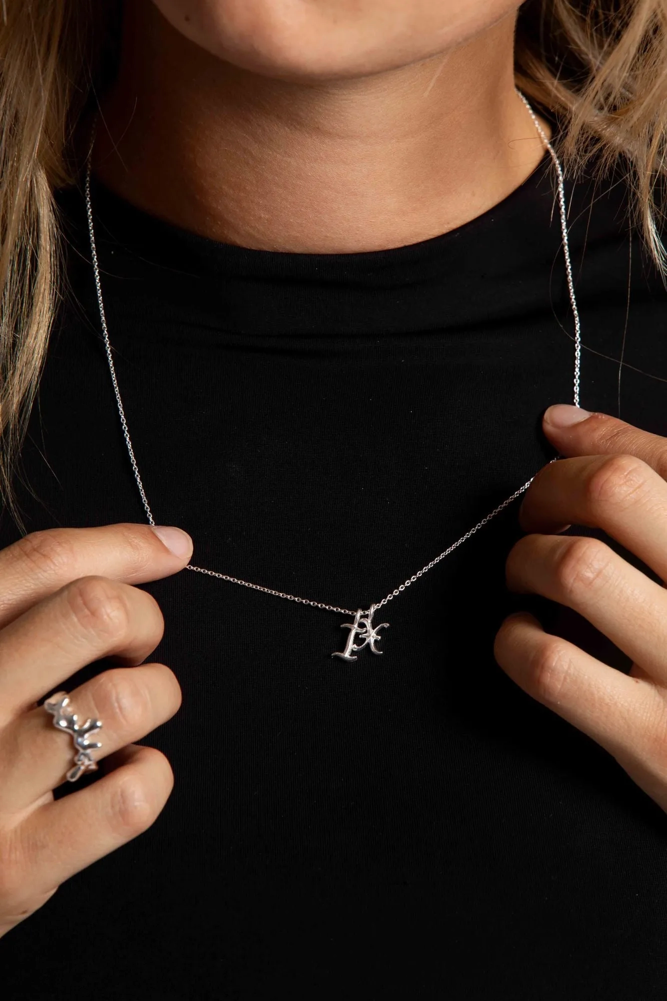 IX I Ice Silver Pendant