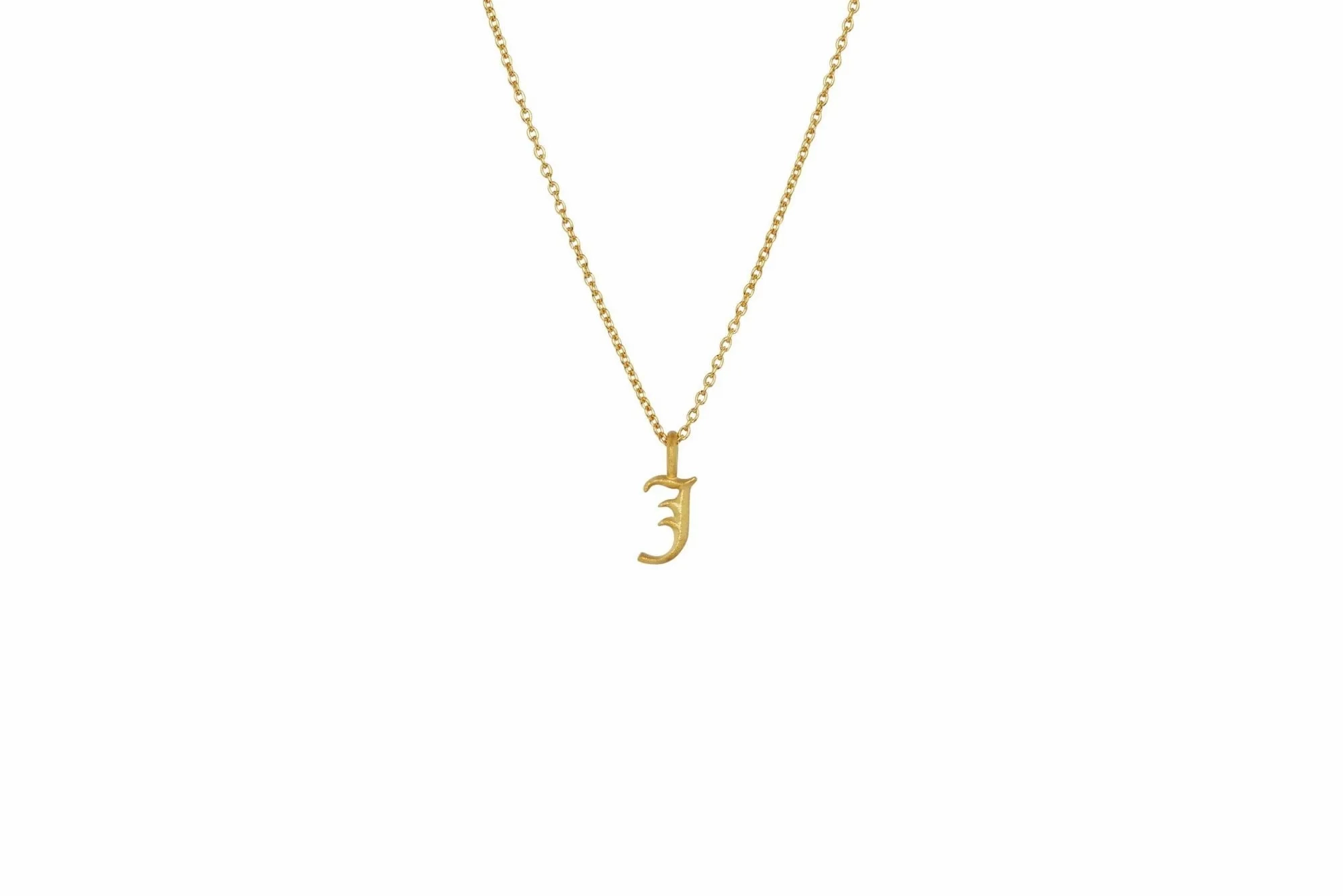 IX J Ice 22K Gold Plated Pendant
