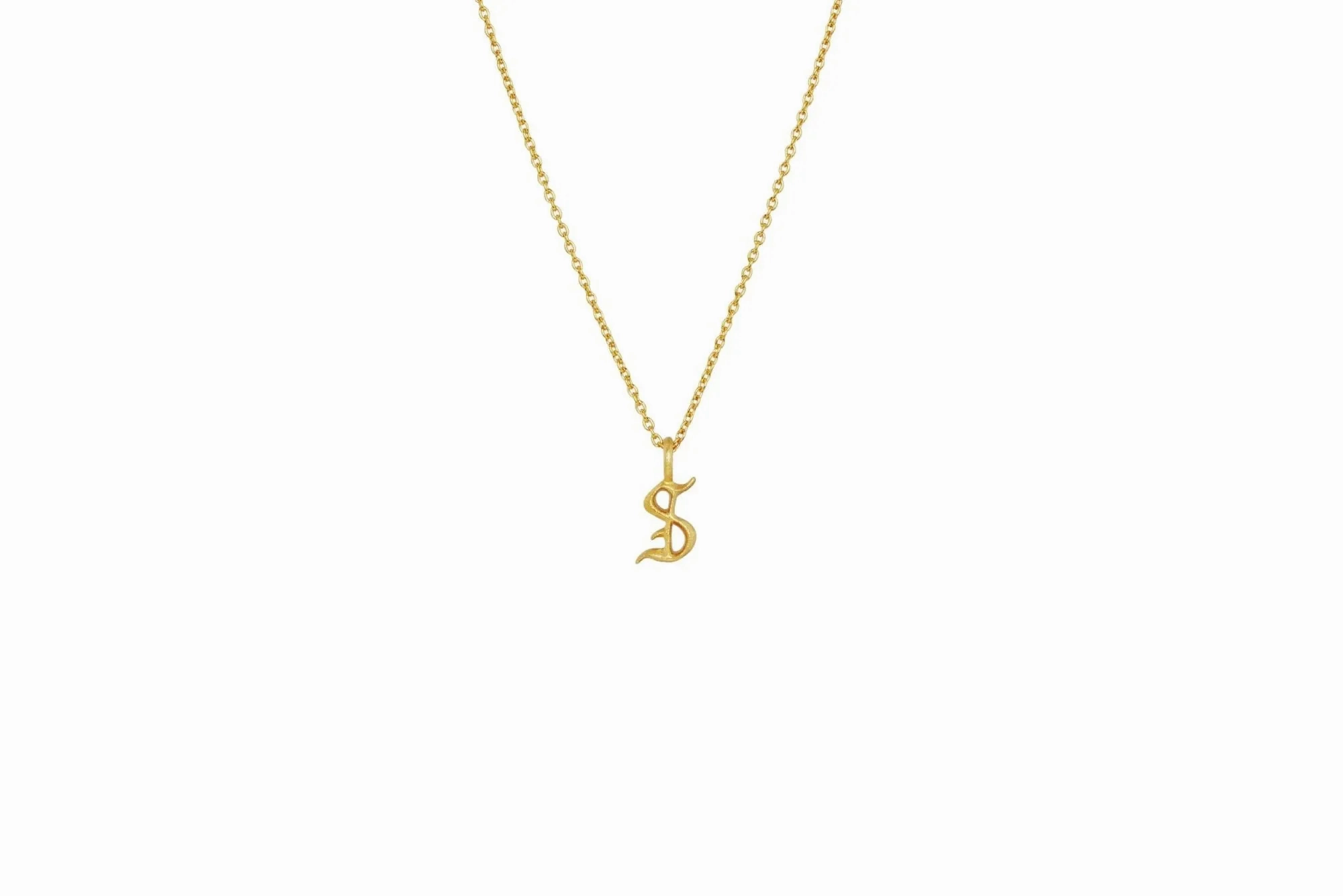 IX S Ice 22K Gold Plated Pendant