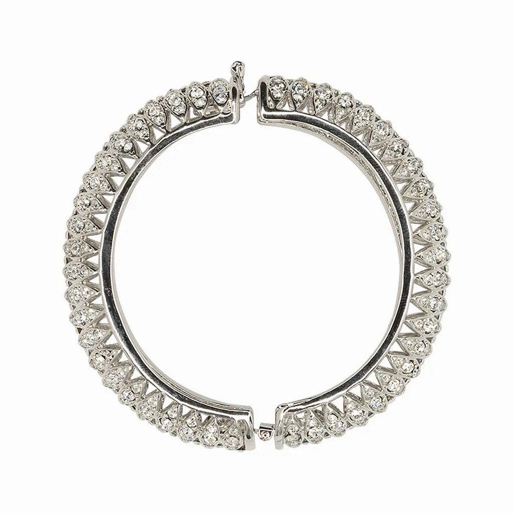 Jackie Kennedy Crystal Pav Bangle