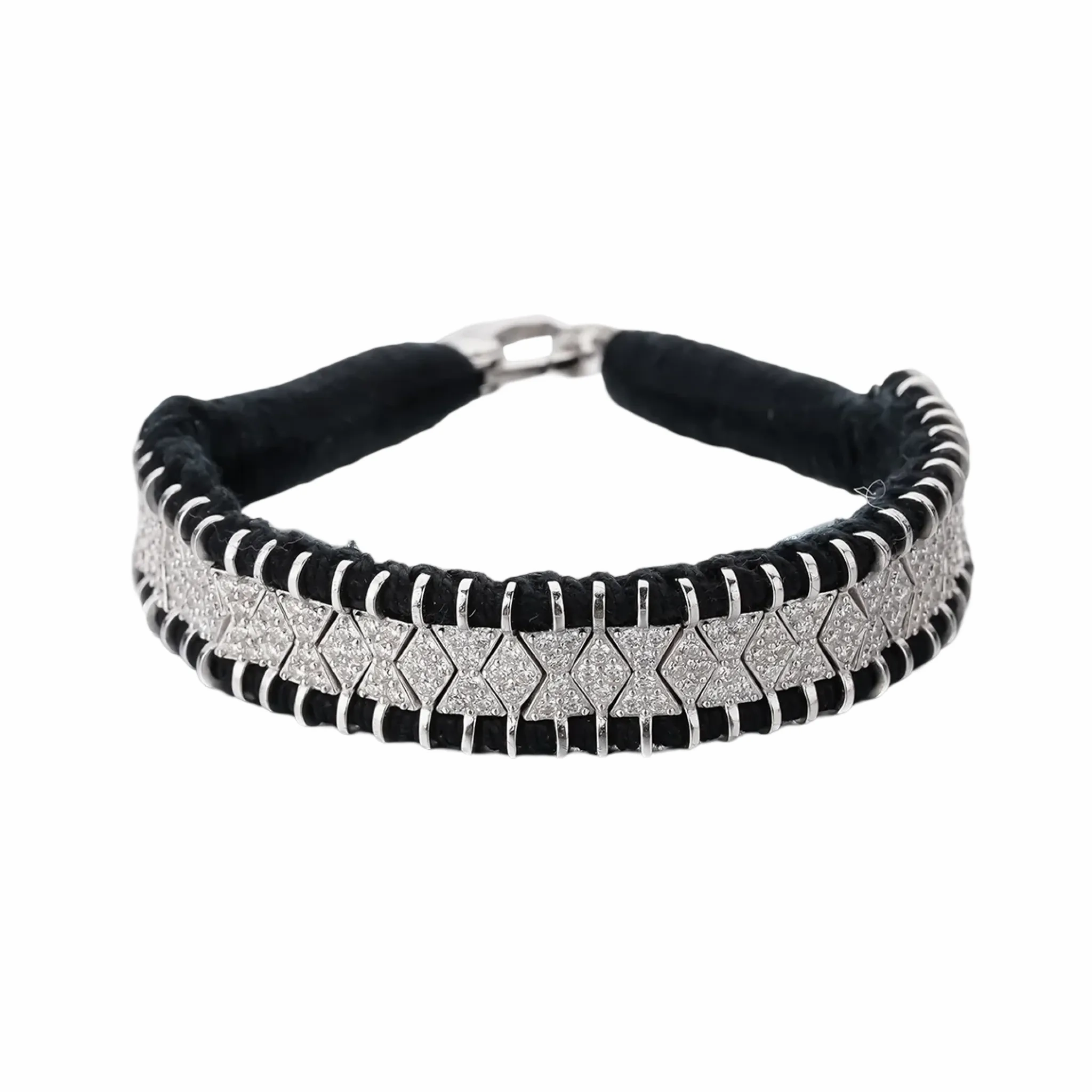 Janeiro Diamond &amp; Black Bracelet