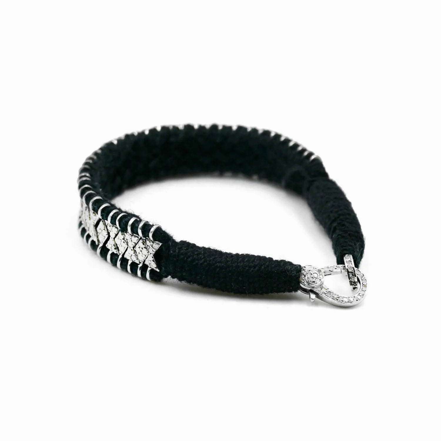 Janeiro Diamond &amp; Black Bracelet
