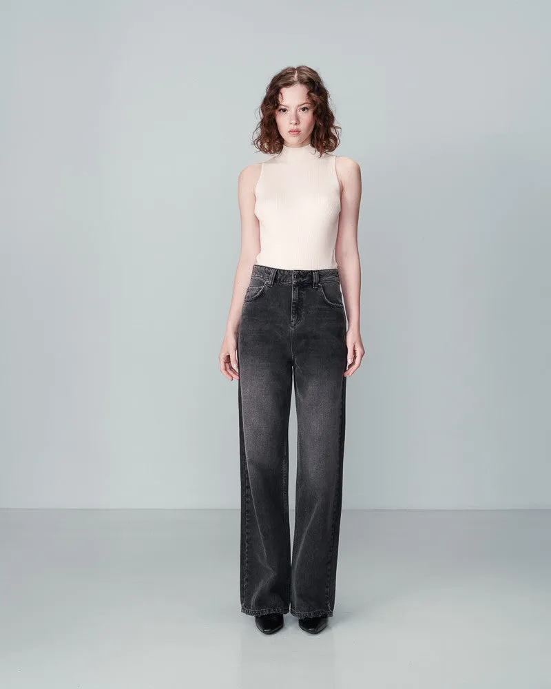 Jeans 2001 Schwarz-Gewaschen