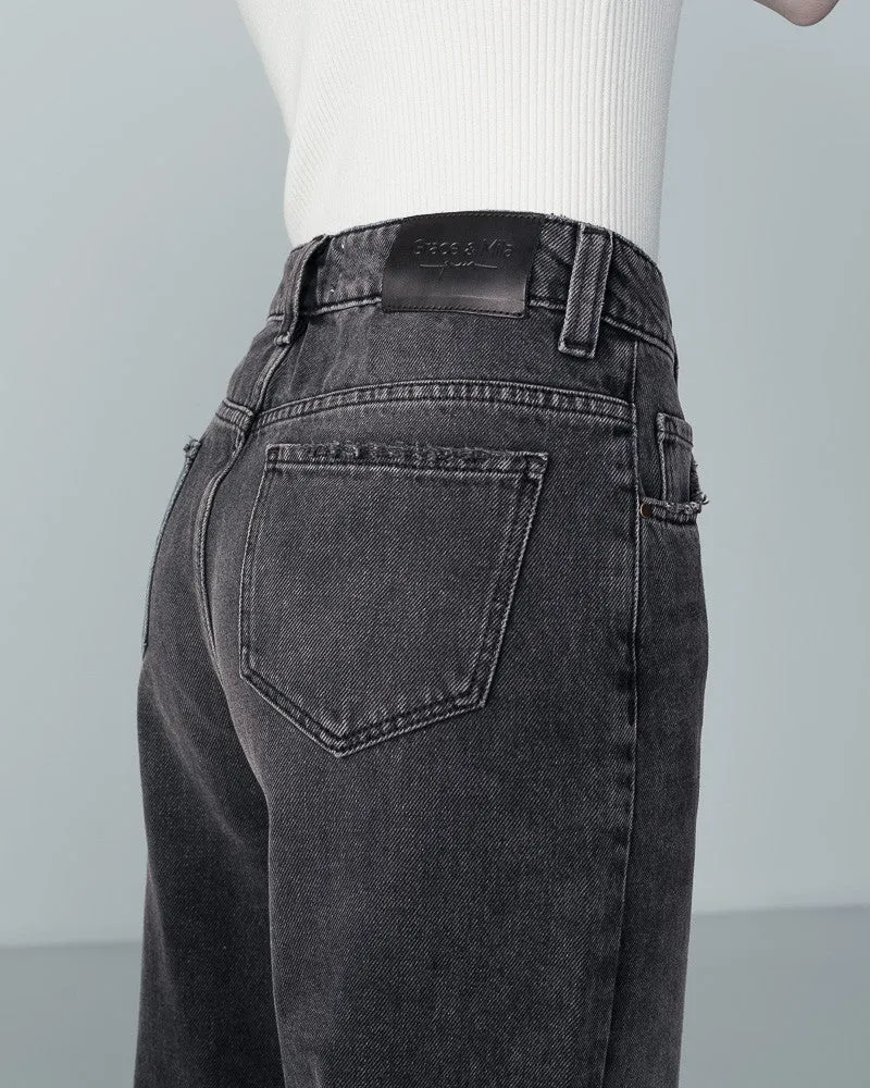 Jeans 2001 Schwarz-Gewaschen