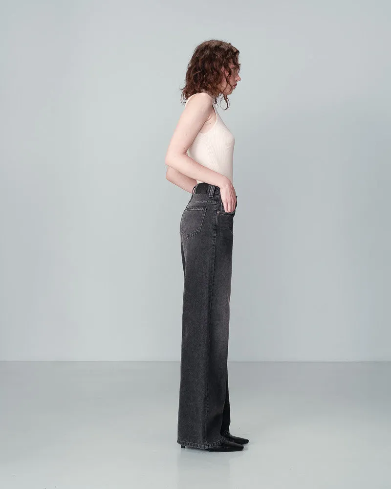 Jeans 2001 Schwarz-Gewaschen
