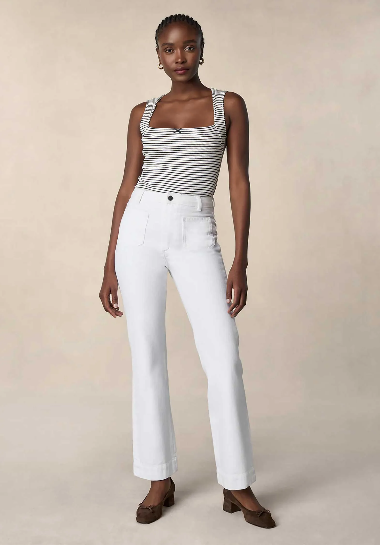 Jeans Belleville Jeans Weiß