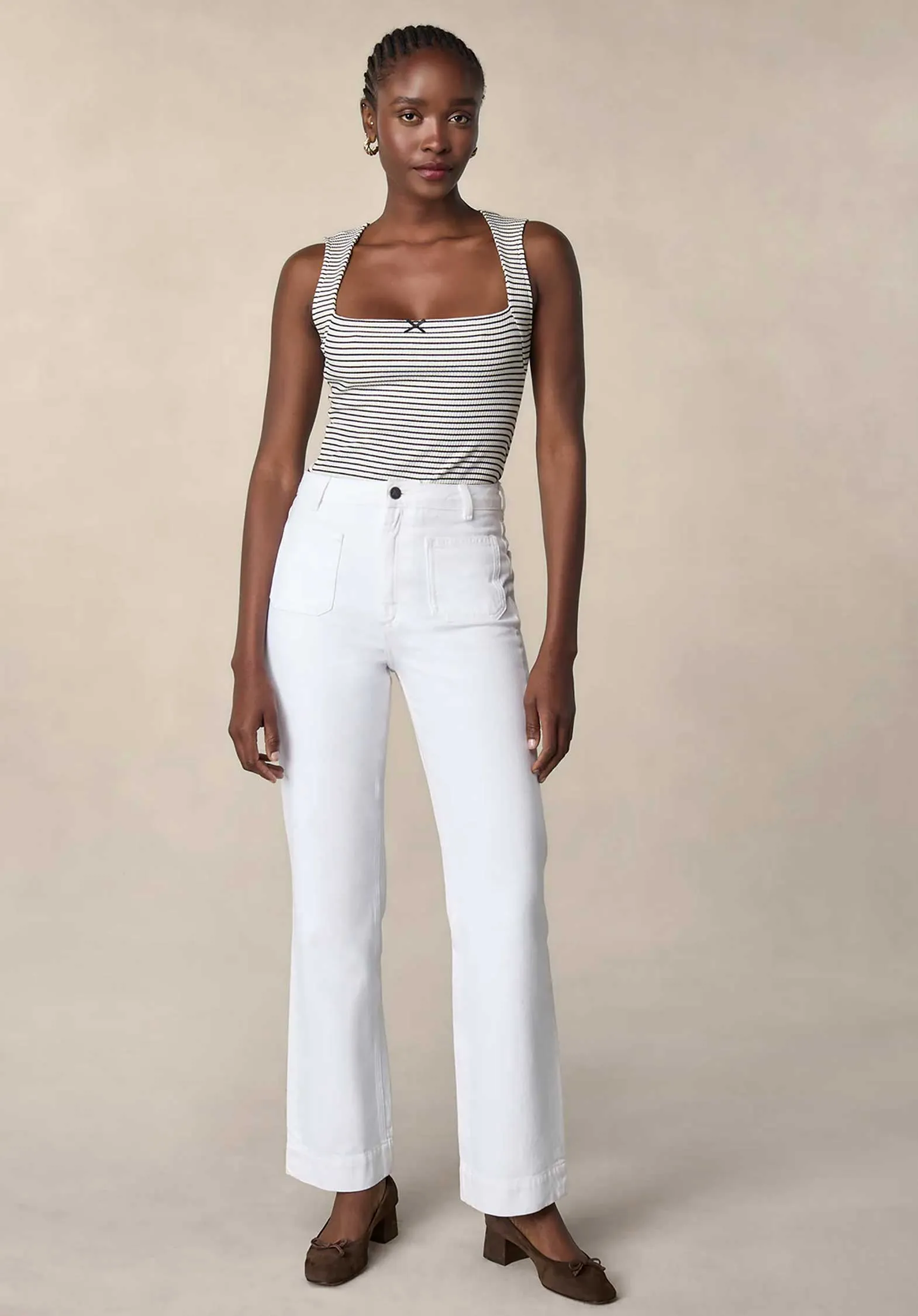 Jeans Belleville Jeans Weiß