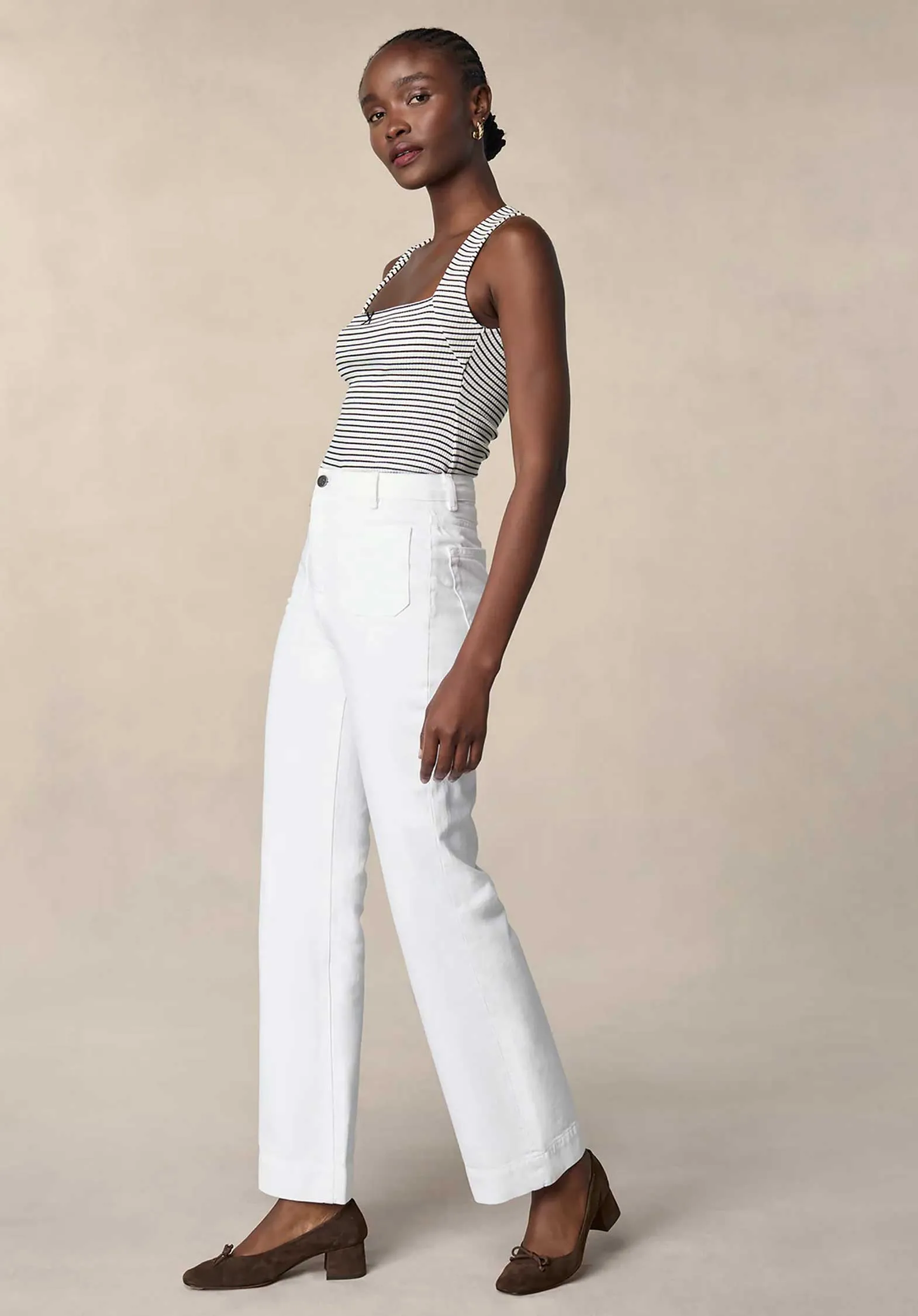 Jeans Belleville Jeans Weiß